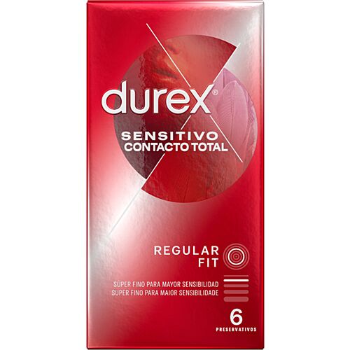 Kondome Durex Contact Total Ultra Thin 6 Stück - Empfindlichkeit und perfekte Passform