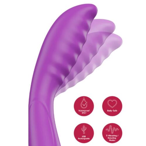 G-Punkt Vibrator She.E.O Purple mit klopfender Technologie