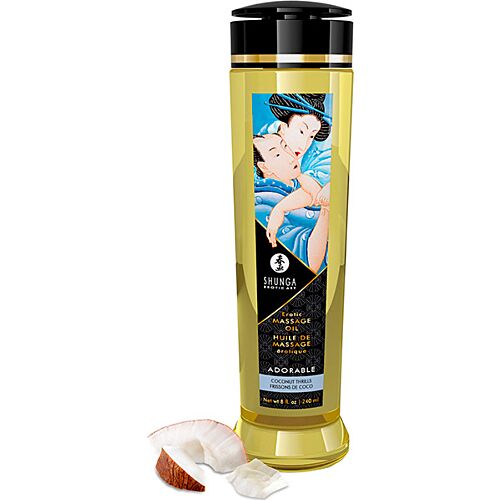 Massageöl SHUNGA Adorable 240 ml mit Kokosduft