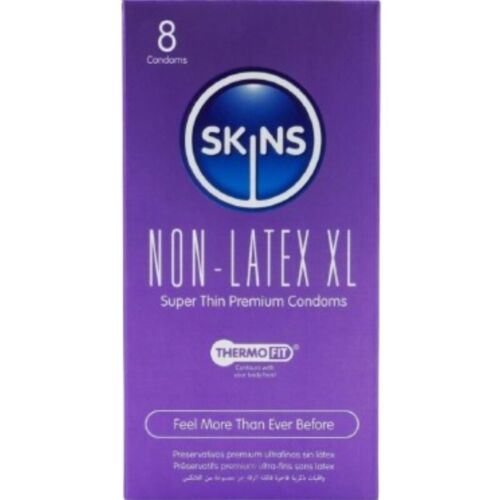 Kondome SKINS XL Packung mit 4 Stück - hypoallergen und vegan