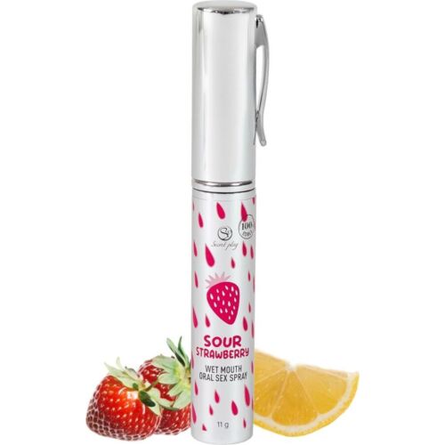 Oralsex Spray SECRETPLAY mit saurem Erdbeergeschmack