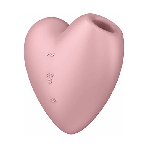 Saugvibrator SATISFYER Cutie Heart mit Air Pulse