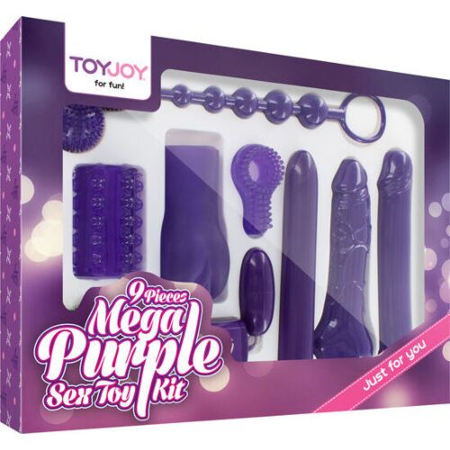 Sexspielzeug-Kit TOYJOY Just For You Mega Purple mit 9 Teilen