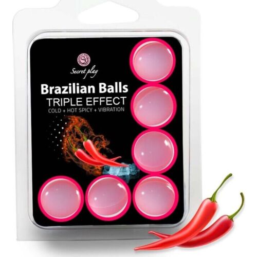 Bolas Brazilian Balls SECRETPLAY mit 3 Effekten in 1