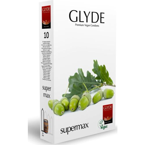 Kondome Glyde Ultra Supermax 10 Stk. | Vegane und große Auswahl