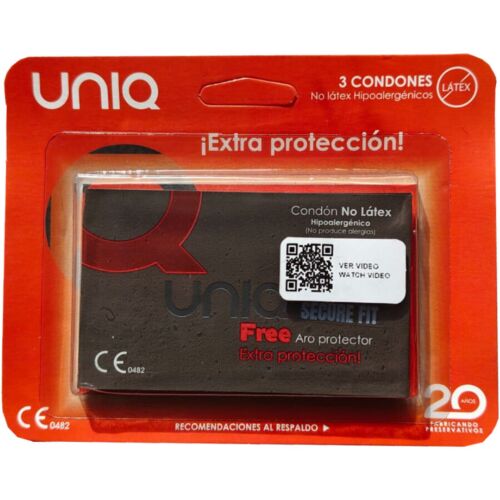 Kondome UNIQ SecureFit ohne Ring und ultradünn