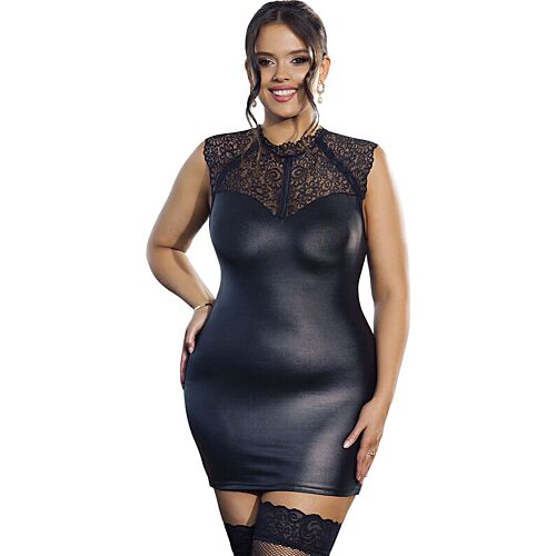Sexy Kleid SUBBLIME | Elegantes Design mit Lederdetails