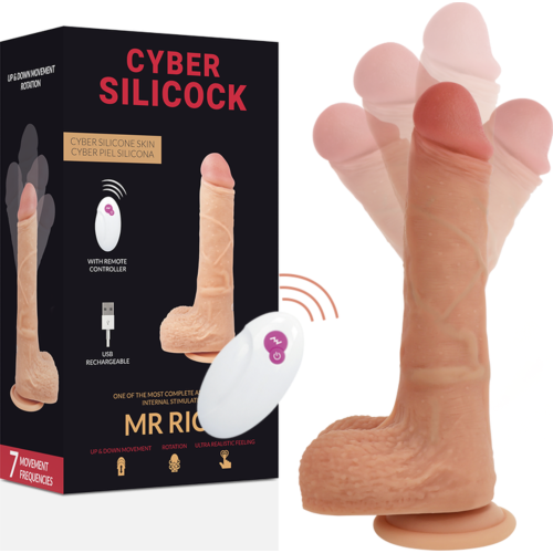Vibrator CYBER SILICOCK Mr Rick – Realistisches Erlebnis mit Fernbedienung