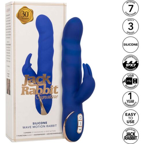 Vibrador Rabbit CALEXOTICS Jack mit Wellenbewegung