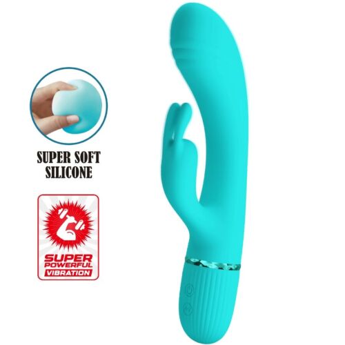 Rabbit Vibrator PRETTY LOVE SCOCCO mit gebogener Spitze