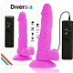 Realistischer Vibrator DIVERSIA mit Fernbedienung und flexibler Spitze.