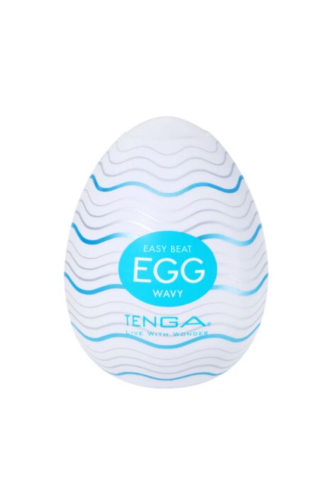 Masturbator Tenga EGG WAVY mit texturiertem Innenleben
