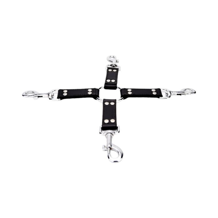 Restraints Bound Leather 4 Way Hog Tie - Hochwertige Lederbindung Restraints Bound Leather 4 Way Hog Tie - Hochwertige Lederbindung