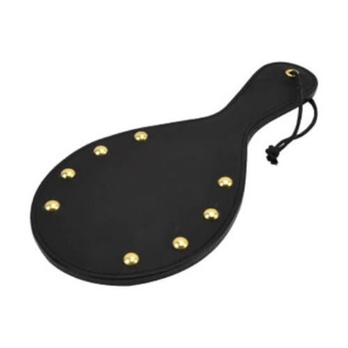 Paddle Bound Noir Nubuck Leder mit Messing-Nieten Paddle Bound Noir Nubuck Leder mit Messing-Nieten