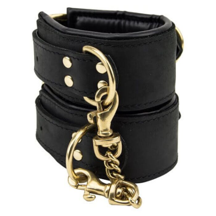 Bound Nubuck Leder Fesseln mit verstellbarem Umfang Bound Nubuck Leder Fesseln mit verstellbarem Umfang