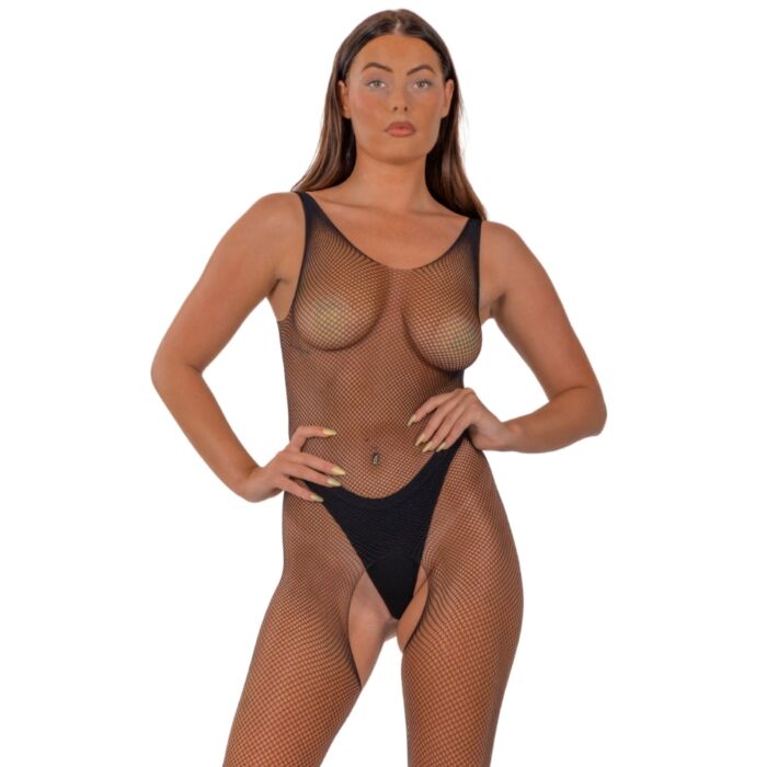 Bodystocking Lace by LJ mit Crotchless Öffnung Bodystocking Lace by LJ mit Crotchless Öffnung
