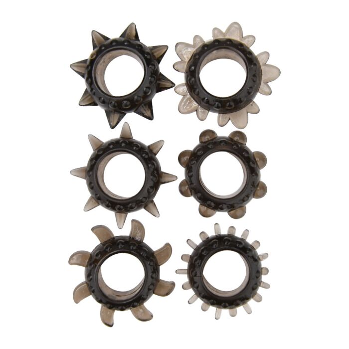 Cock Ring Set Loving Joy 6er Paket mit verschiedenen Stilen Cock Ring Set Loving Joy 6er Paket mit verschiedenen Stilen