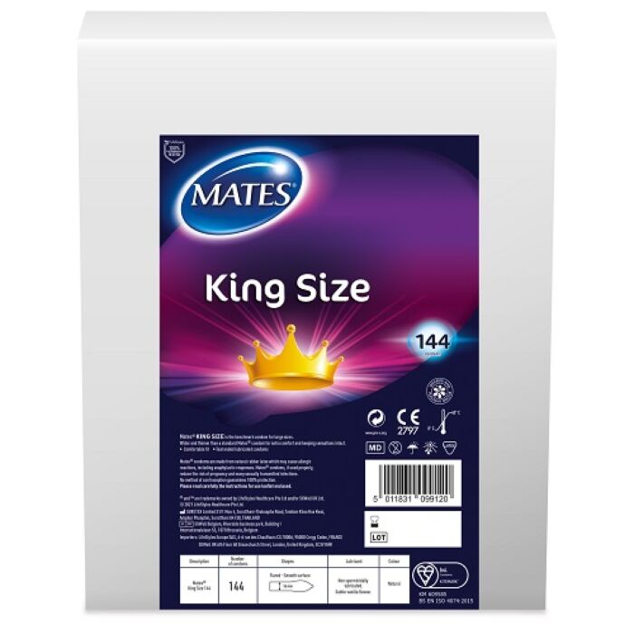Kondome Mates King Size Breitere Passform Kondome Mates King Size Breitere Passform