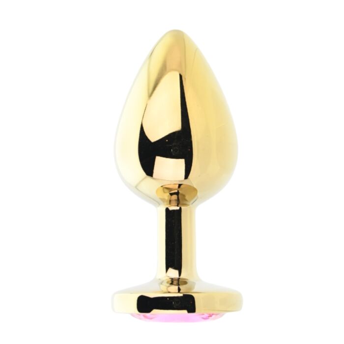 Toosh Metal Butt Plug Large Steinen Rosa Toosh Metal Butt Plug Large Steinen Rosa