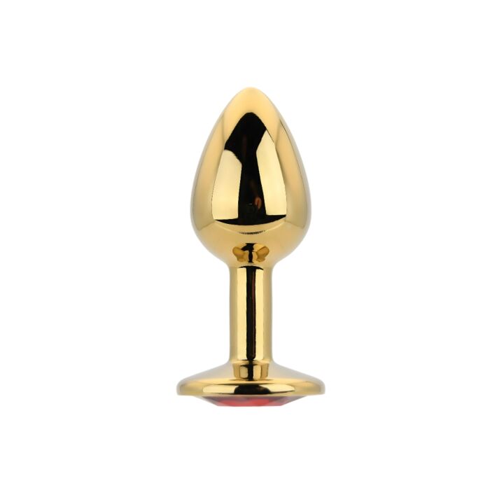 Butt Plug Toosh Metal Small mit rotem Stein Rojo Butt Plug Toosh Metal Small mit rotem Stein Rojo