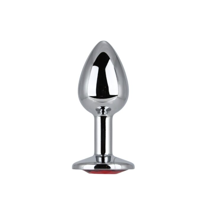 Butt Plug Toosh Metal Small mit rotem Stein Rojo Butt Plug Toosh Metal Small mit rotem Stein Rojo