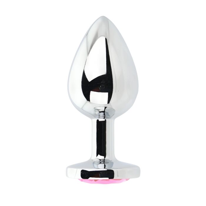 Toosh Metal Butt Plug Large Steinen Rosa Toosh Metal Butt Plug Large Steinen Rosa