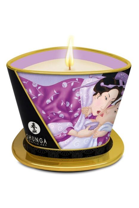 Massagekerze Shunga 170ml mit Lavendel-Duft Massagekerze Shunga 170ml mit Lavendel-Duft