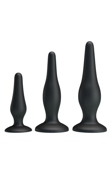 Analplug Set PARTY UP Jerry mit 3 Größen für Anfänger Analplug Set PARTY UP Jerry mit 3 Größen für Anfänger