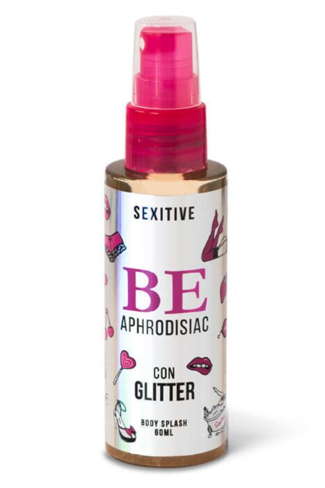 Be Body Splash SEXITIVE mit Glitzer und Feromonen Be Body Splash SEXITIVE mit Glitzer und Feromonen