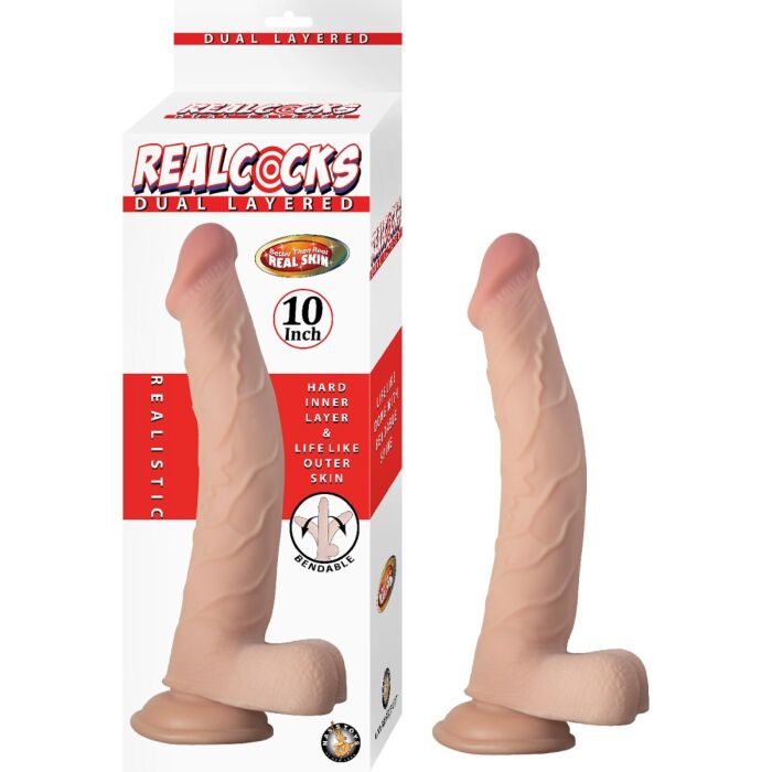 Dildo Nasstoys RealCocks Dual Layer 10 Zoll Dildo Nasstoys RealCocks Dual Layer 10 Zoll