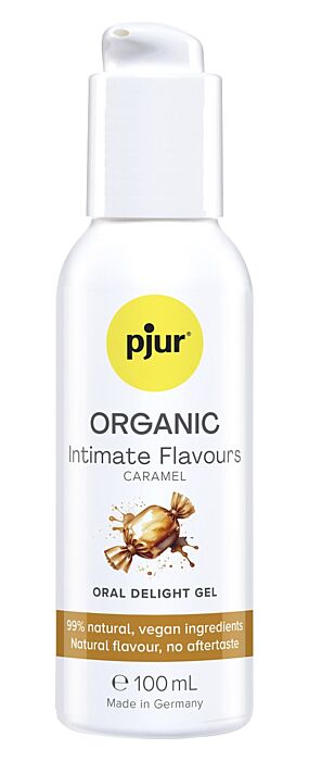 Pjur ORGANIC Intimate Flavours Caramel – aromatisiertes Intimgel
