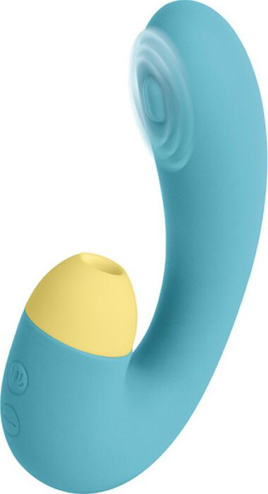 Doppelt Stimulator S Pleasures Blizzard - Turquoise Doppelt Stimulator S Pleasures Blizzard - Turquoise