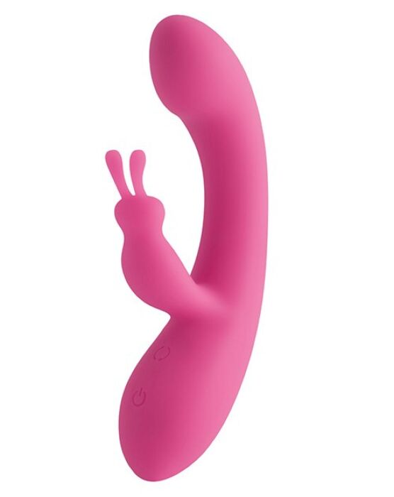 Vibrator S Pleasures Velvet Love Bunny mit G-Punkt Stimulation