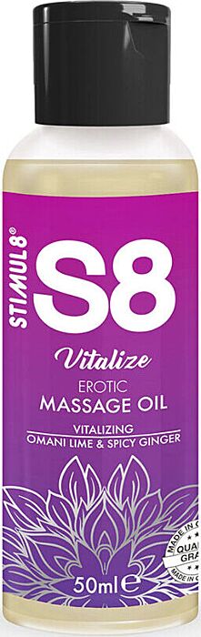 STIMUL8 S8 Vitalize Massageöl Limette 50 ml