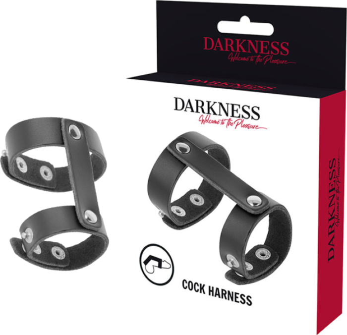 Doppelring aus Kunstleder Doppelring aus Kunstleder