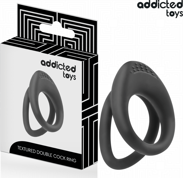 Doppelt Texturiertes Penisring Addicted Toys - Luststeigernd Doppelt Texturiertes Penisring Addicted Toys - Luststeigernd
