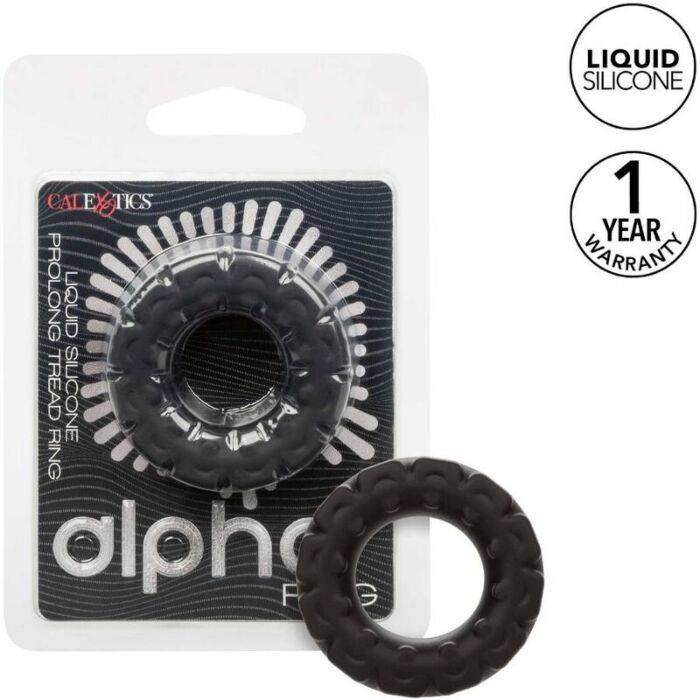 Alpha Anillo Prolong CalExotics Schwarz Elastisch