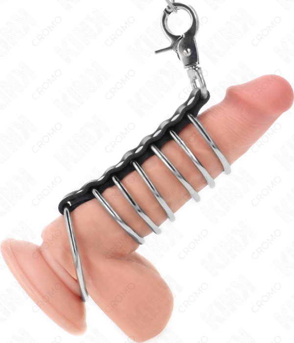 Anillo Penis KINK 7 Ringe Metall BDSM