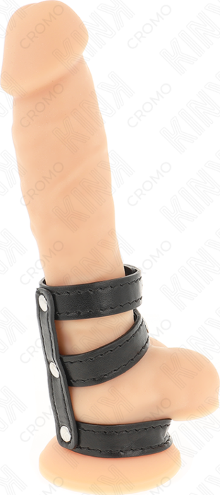 Anillo Penis KINK RING POWER Triple aus Metall