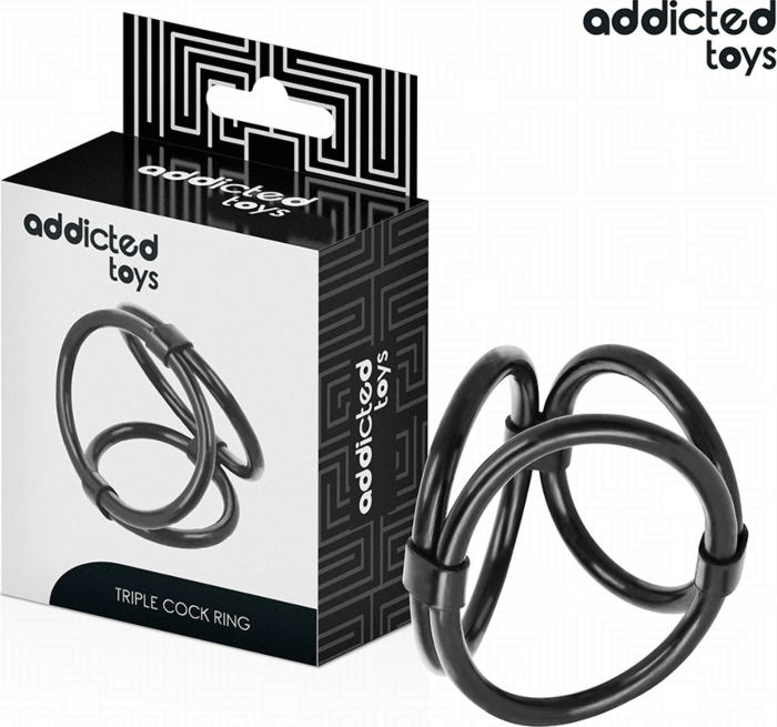 Anillo Triple Addicted Toys - Intensivierung der Lust
