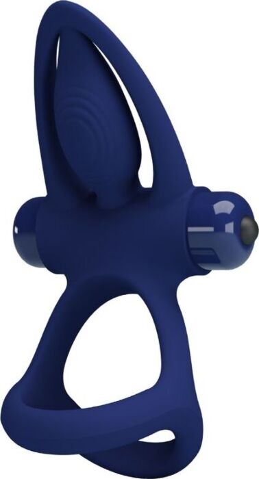 Vibrationsring Pretty Love Doppeling blau