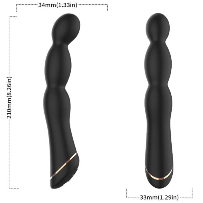 Verstellbarer Bambusvibrator in Schwarz für maximale Freude Verstellbarer Bambusvibrator in Schwarz für maximale Freude