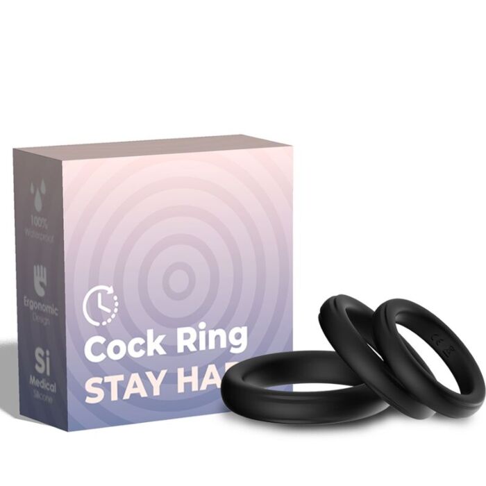 ARMONY Triple Silikonring in Schwarz für Männer ARMONY Triple Silikonring in Schwarz für Männer