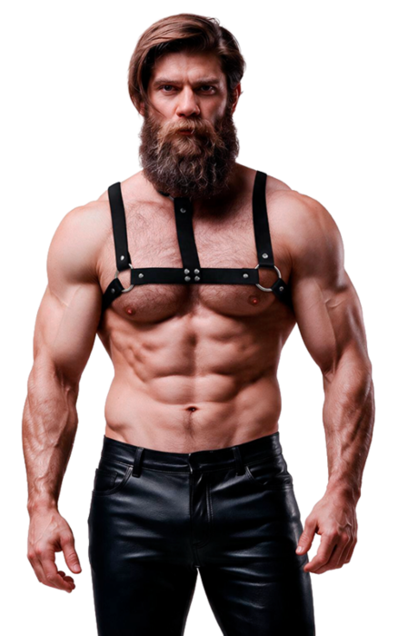 Harnisch Männer FETISH SUBMISSIVE ATTITUDE | Verstellbar und anpassungsfähig