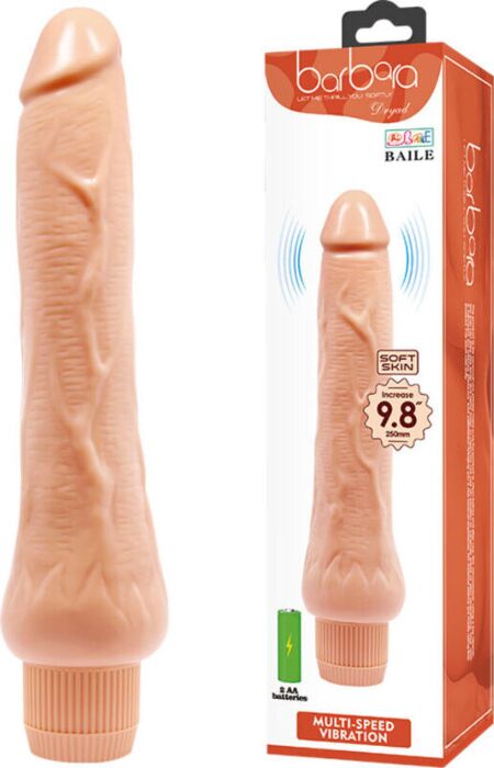 Dildo BAILE BÁRBARA 25 cm mit Vibrationsmodi