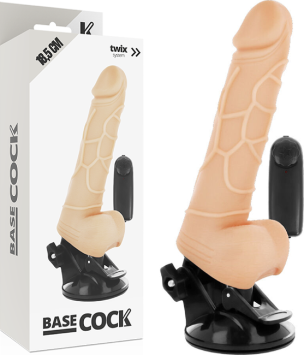 Vibrierender Natürlicher Fernbedienungs-Cock 18,5 cm