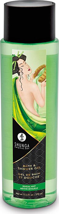 Shunga Bad- & Duschgel Minze 370 ml - Erotische Kosmetik