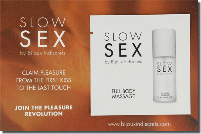 Bijoux - Slow Sex Full Body Massage Gel für Ganzkörpermassage 2 ml Bijoux - Slow Sex Full Body Massage Gel für Ganzkörpermassage 2 ml