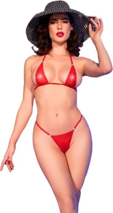 Micro Bikini Chilirose CR 4840 Rot S/M - Verführerisch Micro Bikini Chilirose CR 4840 Rot S/M - Verführerisch