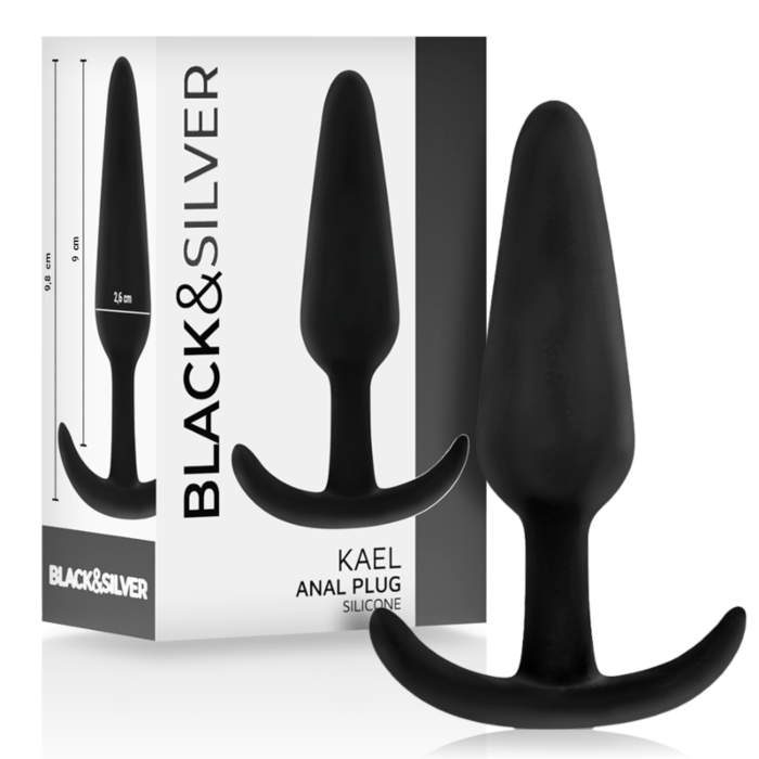 Anal Plug BLACK&SILVER KAEL für Anfänger und Experten Anal Plug BLACK&SILVER KAEL für Anfänger und Experten